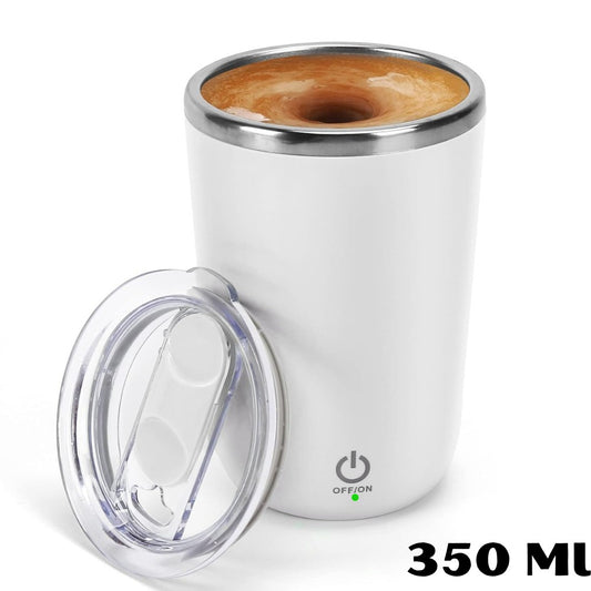 Vaso Mug Mezclador Magnetico Recargable